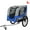 Grey+Blue, variant on Pet Strollers Pet Bike Trailer Dog Cart for Bicycle,Suitable for Small and Medium Pets, Easy Folding Cart Frame, Quick Release Wheel, Non-Slip Floor, Internal Leash,Dog Stroller