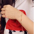 thumbnail image 4 of Womens Star Charm Bracelet Heart Alloy Adjustable Chain Fashion Jewelry Gift for Girls Elegant Star and Heart Bracelet, 4 of 4