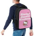 thumbnail image 5 of Hello Kitty Backpack 16 Inch Bookbag Casual Daypack Travel Backpacks for Work Hiking Camping, 5 of 6