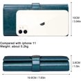 thumbnail image 3 of Womens Wallet Large Capacity Rfid Blocking Genuine Leather Trifold Wallet Peacock B, 3 of 3