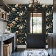 thumbnail image 2 of Dreamy Peel and Stick Wallpaper Soft Flame Candles Delicate Wildflowers Against Cosmic Wall Mural 17.7in x 9.8ft Self Adhesive Removable Wall Paper Renter Friendly Wallpaper for Bedroom Yoga Salon, 2 of 2