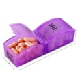 thumbnail image 5 of Pastillero diario AM/PM de 31 días, 32 compartimentos para cada día, contenedor dispensador de pastillas para guardar vitaminas, suplementos y medicamentos, caja organizadora mensual de past, 5 of 5