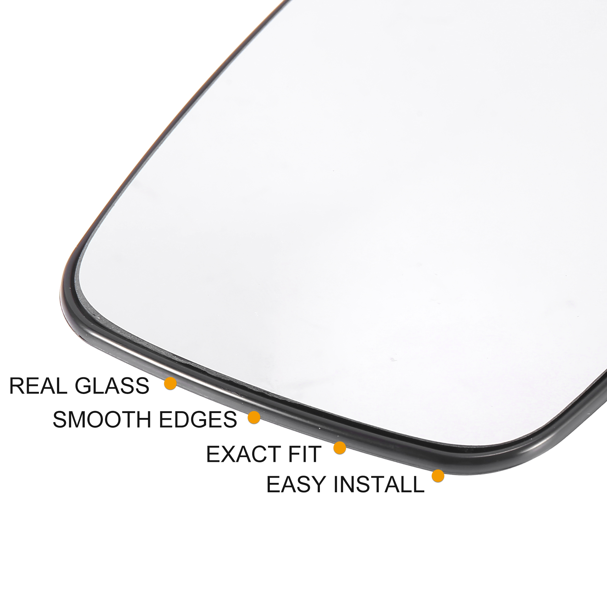 Unique Bargains Right Passenger Side Mirror Glass with Backing for Volvo S40 V40 850
