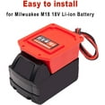 thumbnail image 4 of GHSDFBB Battery Adapter for Milwaukee M18 Battery 18v Dock Power Connector 14 Gauge Robotics, 4 of 6