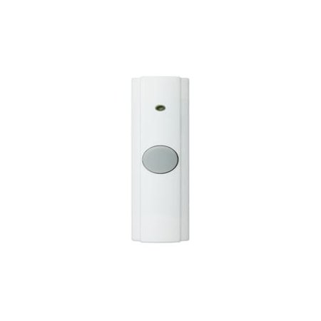 Rectangular Doorbell - NuTone PB82WH Wireless Unlighted Rectangular Pushbutton (Package of 6)