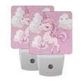 thumbnail image 7 of Pinkish Unicorns Clouds with Hearts LED Night Light with Smart Sensor Plug Into Wall Dusk to Dawn 2 packs, 7 of 7