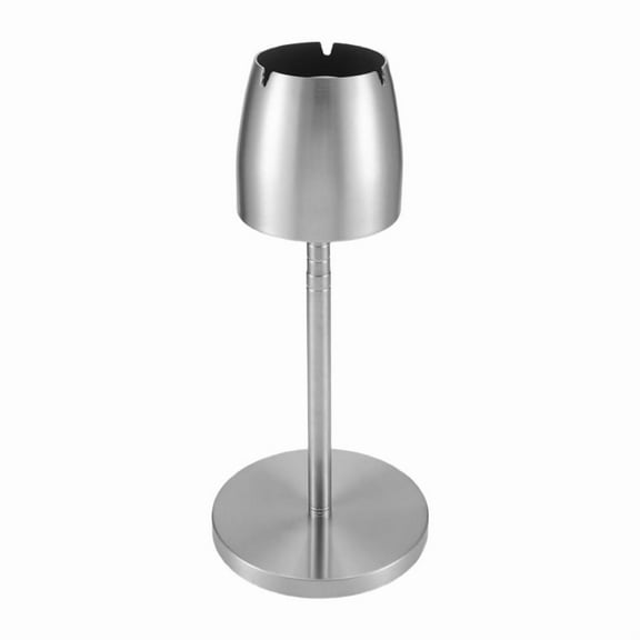 Stainless Steel Telescopic Ashtray Floor Standing Ash Tray Portable Metal Large Windproof Smoking Accessories