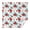 Pioneer Flower Floral-1, variant on Pioneer Flower Floral Print Pattern Square Tablecloth, Waterproof Wipeable Spillproof Washable Table Cover for Home Kitchen Party Decor, 42"x42"