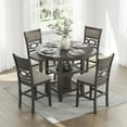 thumbnail image 2 of Ashley Furniture Wrenning Gray Counter Height Dining Table Set - Set of 5, 2 of 10
