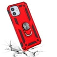 thumbnail image 5 of Kaleidio Case For iPhone 13 (6.1") [Hybrid Protector] Rubberized Shockproof [Ring Stand] 2-Piece Armor Cover [Red/Black], 5 of 7