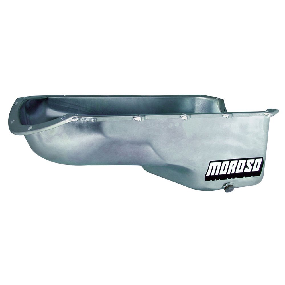 Moroso Stock Replacement Engine Oil Pan 71/8 in Deep Pontiac V8 P/N
