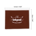 thumbnail image 2 of Uxcell 5x4" Craft Ink Pad, Washable Stamp Ink Pad DIY Ink Pad for Rubber Stamp Card Making Stamping Scrapbook Fingerprint Footprint Handprint, Brown, 2 of 5
