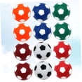 thumbnail image 3 of BEADCEST 12PCS Football Soccer Tabletop Game Balls Plastic Round for School Recess Fun, 3 of 8