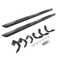 thumbnail image 1 of Go Rhino Nerf Bar V3420687T V3 Vertex; With Step Pads; 5 Inch Oval Straight; Powder Coat; Textured Black; Aluminum; Rocker Panel Mount, 1 of 9