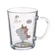 thumbnail image 1 of Taza de café, taza de té de la leche, bonita taza de viaje de agua potable con dibujos animados de animales resistentes al calor para mujeres, niños y niñas (unicornio de dibujos animados) Sincero Hogar, 1 of 3