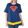 DC Comics Supergirl Superman Logo Hero Costume T-Shirt (Women's Plus)