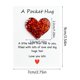 thumbnail image 3 of Tarjeta de bolsillo con bendiciones motivacionales de corazón brillante | Tarjeta de felicitación inspiradora con espacio para mensajes | Regalo de cumpleaños para amigos y familiares, 3 of 6