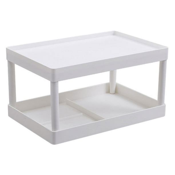 1 soporte de almacenamiento de escritorio, estante de almacenamiento para el hogar, organizador de escritorio (blanco)