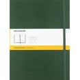 thumbnail image 1 of Cuaderno clásico Moleskine, tapa dura, XL (7,5 x 9,5), rayado/líneas, verde mirto, 192 páginas, 1 of 3