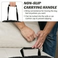 thumbnail image 6 of Costway Plush Calming Dog Couch Bed with Anti-Slip Bottom Plush Mat for Medium Dogs & Cats Black, 6 of 10