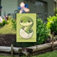 thumbnail image 6 of Cute Snake in Eggshell Garden Flag 12X18 Double Sided Yard Flags for Outside Outdoor All Seasonal Decoration, 6 of 6