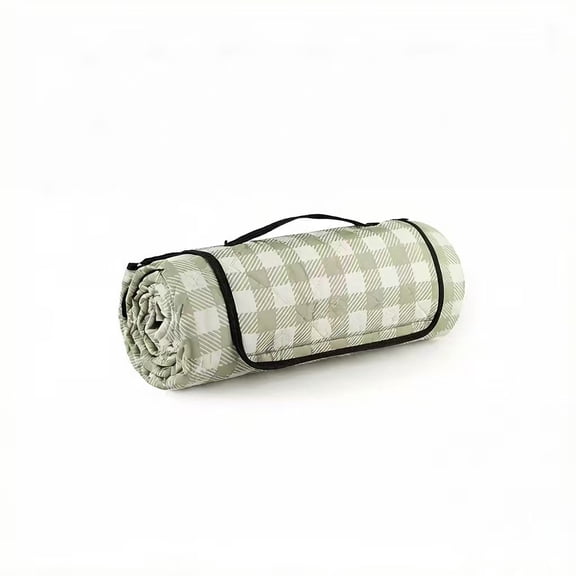 Picnic Outdoor Blanket, outdoor rug,outdoor blanket,beach blanket,80''x80'' Waterproof Foldable Blankets Gingham Picnic Mat for Beach, Camping Grass Lawn Park Accessories
