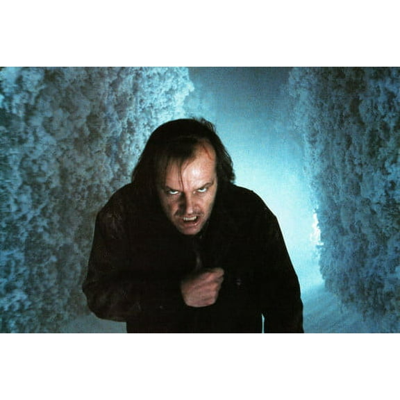 Jack Nicholson in The Shining classic image in ice storm crazy eyes 24x36 Poster
