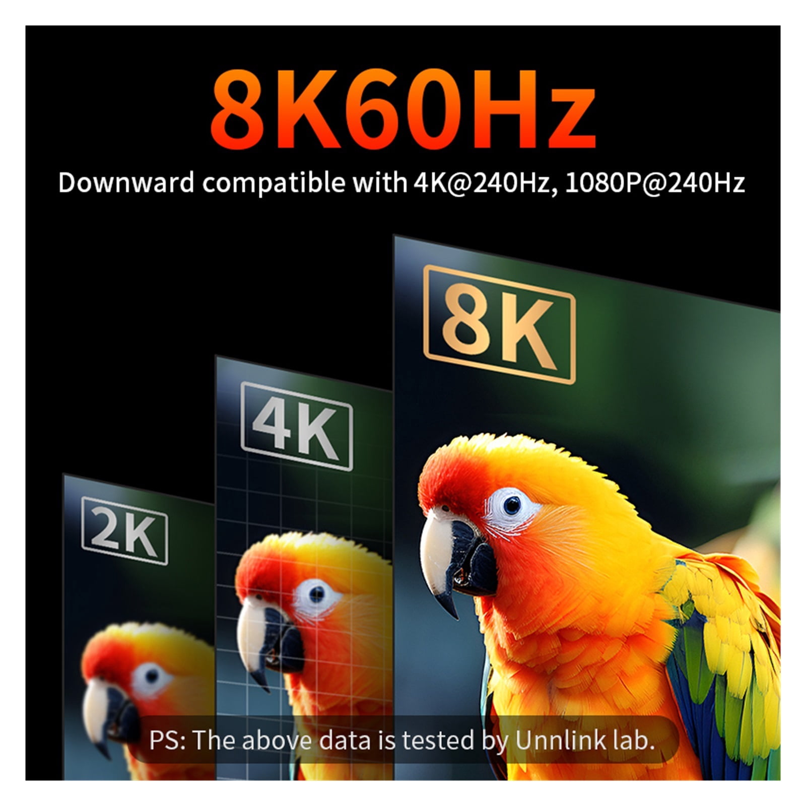 8K 60Hz KVM Switch Dual Monitor, DP & HD Video Port, USB 3.0 for 2 PC