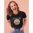 thumbnail image 2 of The World Is Yours! Shaped T-Shirt Women -Image by Shutterstock, Female Small, 2 of 4