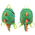 thumbnail image 1 of Mochila de dinosaurio para niños, mochila para niños pequeños, mochila de dibujos animados para niños en edad preescolar y niñas (verde), 1 of 9