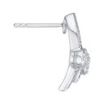 thumbnail image 3 of KATARINA 5/8 cttw Diamond Fashion Earrings in 14K White Gold, 3 of 4