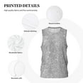 thumbnail image 3 of Sikiie GlitterSilver Basketball Jersey Reversible Men's Mesh Athletic Sports Shirts Training Practice S-4XL4X-Large, 3 of 6