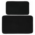 thumbnail image 2 of Garland Rug Herald Square 2pc Kitchen Rug Set 18 in. x 30 in. & 24 in. x 40 in. Mat Black, 2 of 7