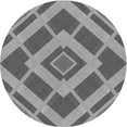 thumbnail image 1 of Ahgly Company Tapis Rond Lavable en Machine Intérieur Transitionnel Gris, 4 Pieds Rond, 1 of 7