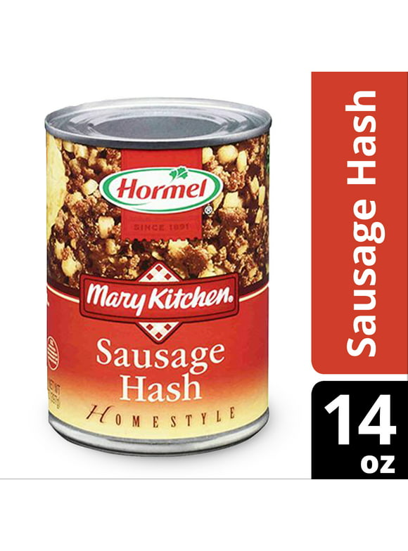 MARY KITCHEN Sausage Hash, Canned Sausage Hash, 14 oz Can