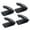4pc, variant on Car Seatbelt Adjuster, Seat Belt Clips for Universal Auto, Shoulder Neck Protector Strap Positioner, Comfort Safety Belt Skid Clip, for Adult and Kids