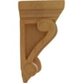 thumbnail image 3 of Ekena Millwork 2 1/4"W x 2 1/4"D x 4 1/4"H Devon Traditional Wood Corbel, Red Oak, 3 of 4