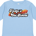 thumbnail image 4 of Inktastic Kickin' it Old School with Weathered Retro Stripe Boys or Girls Long Sleeve Toddler T-Shirt, 4 of 5