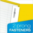thumbnail image 2 of Oxford Twin Pocket Folders with Fasteners, Letter Size, Yellow, Box of 25, 2 of 3