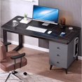 thumbnail image 4 of Househol Storage Computer Desks Gaming Upgrade Drawers Executive Computer Desks Study Standing Escritorios Office Furniture My Lux Decor Round, 4 of 18