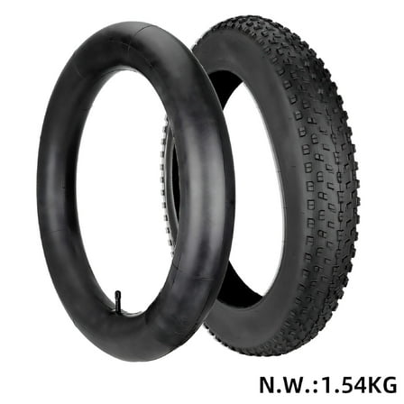 MELIVO 20X4.0/4.9 Inch Fat Big Tyre Mountain Bike Snow Bike Ebike Folding Tire (Inner tube)