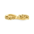 thumbnail image 2 of Gem & Harmony Ladies 14K Yellow Gold Heart Promise Ring for Women, 2 of 6