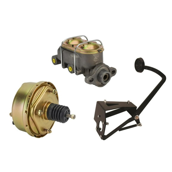 1953-56 Ford Pickup Booster, Master Cylinder & Brake Pedal