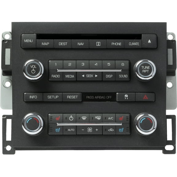 Restored 2009 Lincoln MKS AM FM Radio 6-Disc CD Player Navigation Model ID 8A5T-19C156-AK (Refurbished)