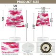 thumbnail image 2 of Table Lamps 3 Color 10 Way Dimmable LED Nightstand Lamp for Bedroom, Living Room, Home Office Watercolor Cherry Blossom Small, 2 of 7