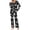 Black, variant on uublik Womens Pajama Set Long Sleeve Tops and Long Pants Soft Comfy Pajamas Set 2 Piece Outfits