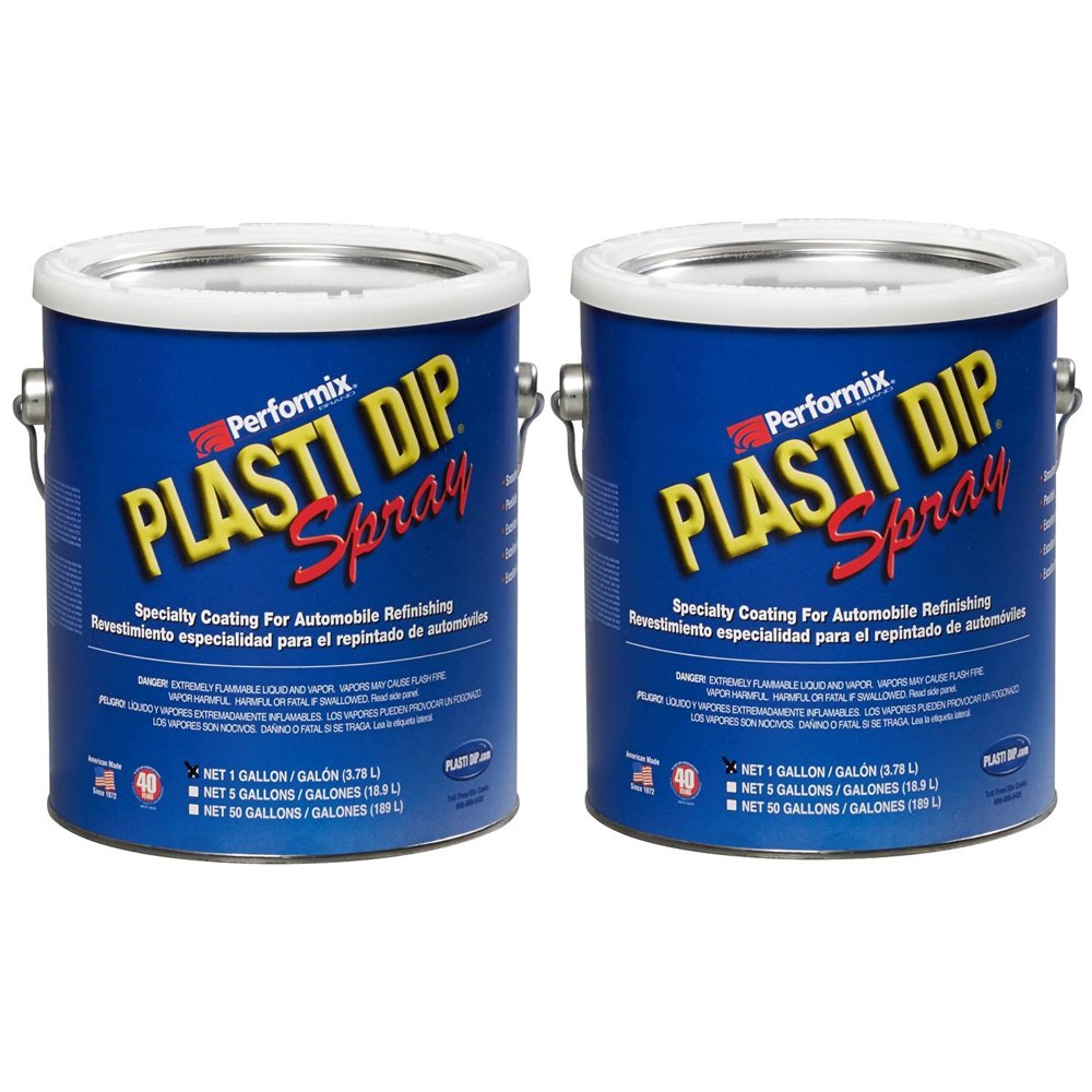 Plasti Dip Multi Purpose Rubber Coating Spray White 1 Gallon, (Pack