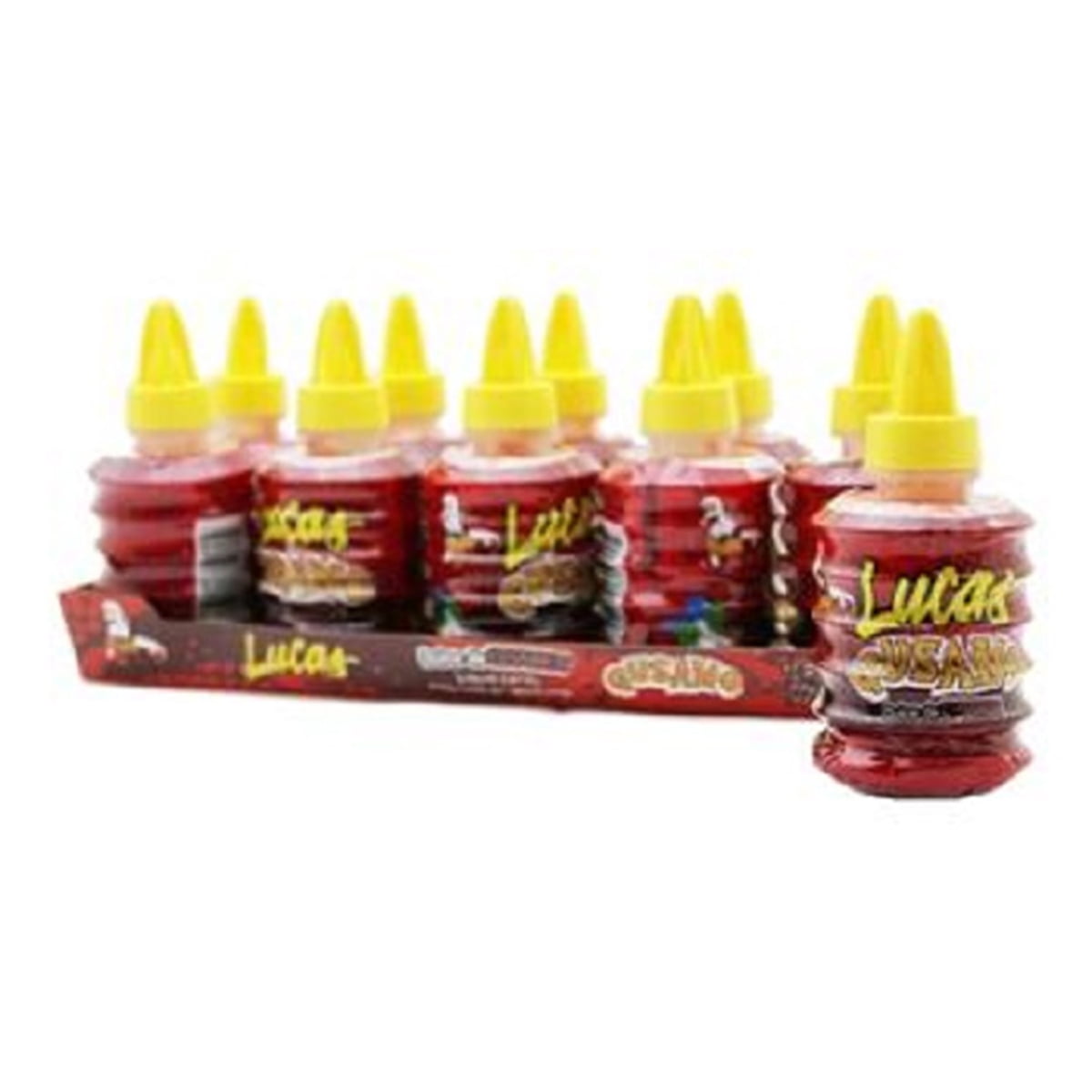 LUCAS GUSANO CHAMOY LIQUID CANDY 1.34 oz Each ( 10 in a Pack ) - Walmart.com