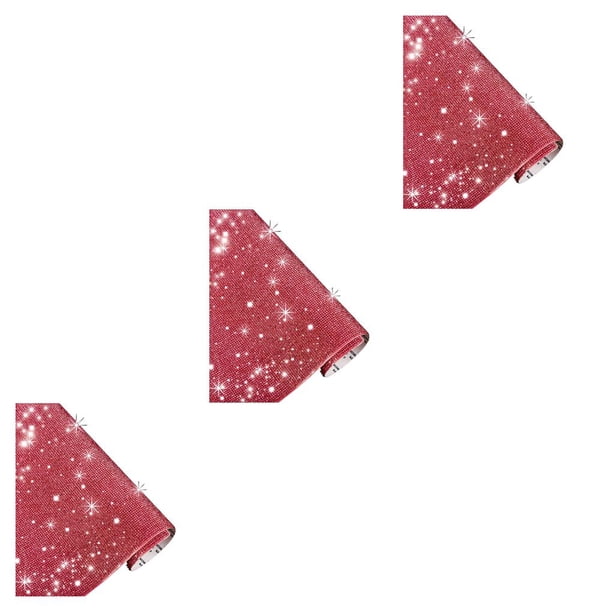 Speravity Cinta de diamantes de imitación con pegatina de buena artesanía, Kit de embalaje de regalo, decoraciones de coche para teléfono rojo Type1 NO1