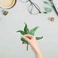 thumbnail image 3 of 4 Styles Green Leaf Window Clings Tropical Leaves Glass Stickers Summer Plant Window Decal Round Removable Reusable Decoration for Sliding Door Glass Room Decor Prevent Bird Strike 6.3", 3 of 4